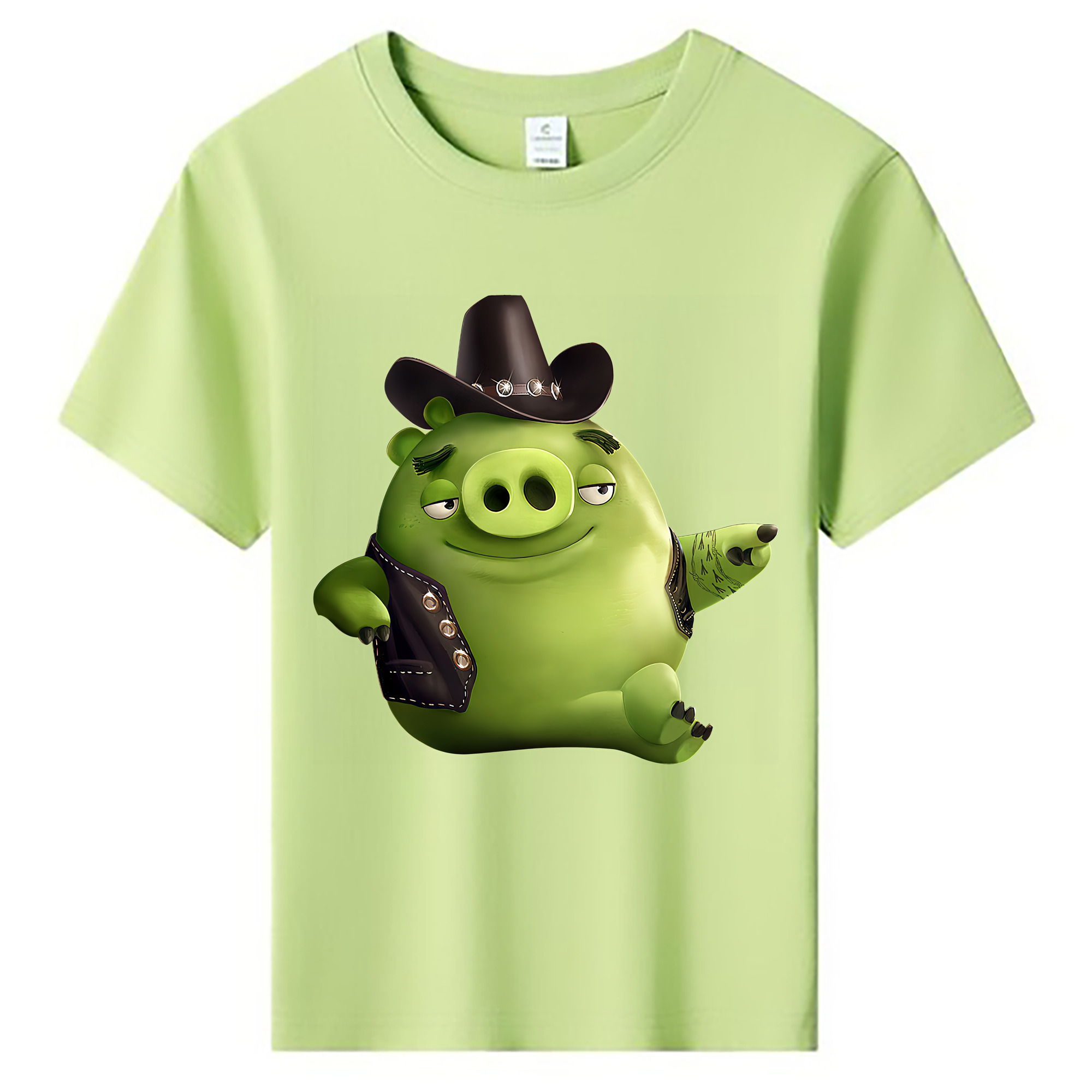 （画像用） Angry Birds アングリーバード 綿100％キッズTシャツ（フロントプリント）